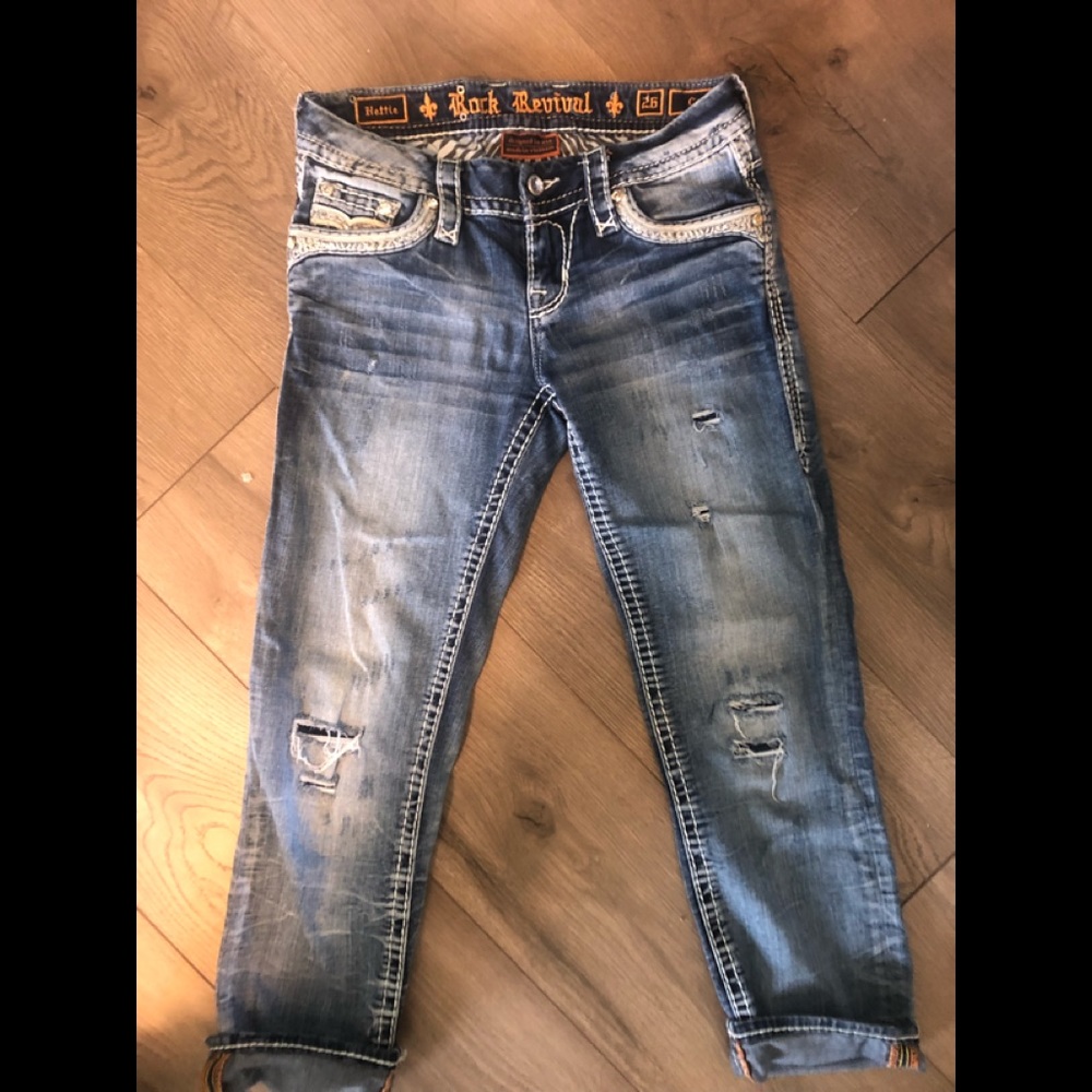 ROCK REVIAL
Hettie Stretch Cropped Jean